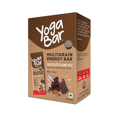 Yoga Bar Multigrain Protein Energy Bar | Flavour Chocolate Chunk Nut