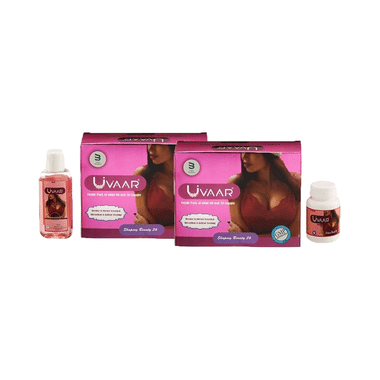 Uvaar Combi Pack of 60ml Oil and 30 Capsule