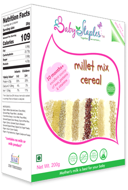 Baby Staples Organic Millet Mix Cereal