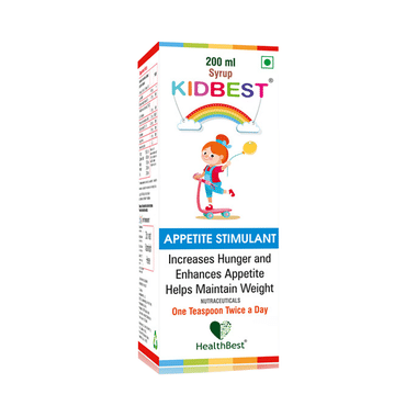 HealthBest Kidbest Appetite Stimulant | For Hunger & Weight Management | Syrup