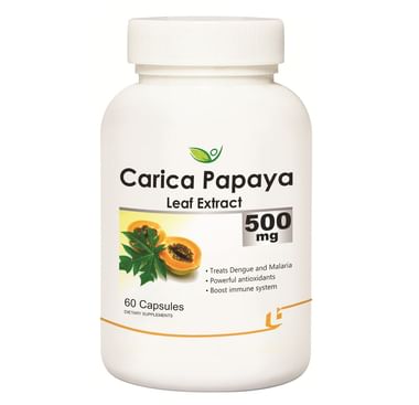 Biotrex Carica Papaya Leaf Extract 500mg Capsule