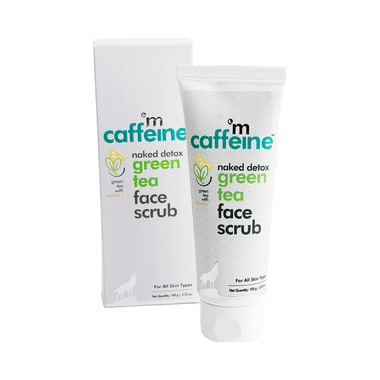 mCaffeine Naked Detox Green Tea Face Scrub