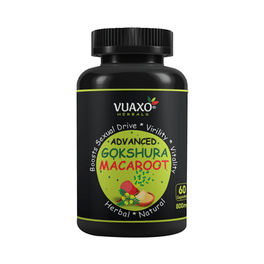 Vuaxo Herbals Advanced Gokshura Macaroot Capsule