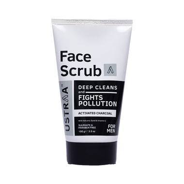 Ustraa Activated Charcoal Face Scrub