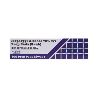 Nanz Med Science Isopropyl Alcohol 70% Prep Pads Swab