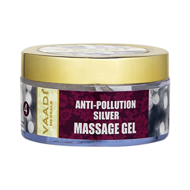 Vaadi Herbals Silver Massage Gel - Pure Silver Dust & Sandalwood Oil