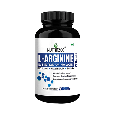 Nutrazee Premium L-Arginine Essential Amino Acid Veg Capsule