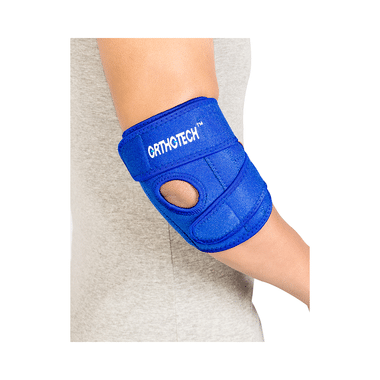 Orthotech OR-3112 Elbow Support With Stays Free Size Blue