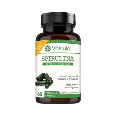 Vitawin Spirulina 500mg Vegetarian Capsule