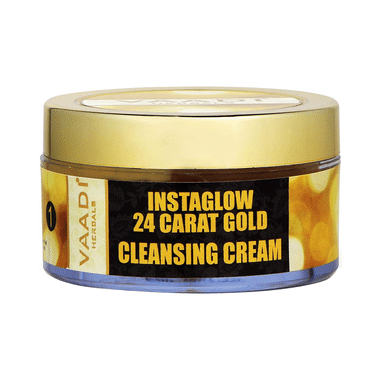 Vaadi Herbals 24 Carat Gold Cleansing Cream - Marigold & Wheatgerm Oil