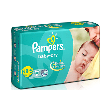 Pampers Baby-Dry Disposable Diaper NB-S