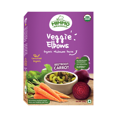 Mimmo Organics Wholesome Pasta (24 Months Plus) Veggie Elbows