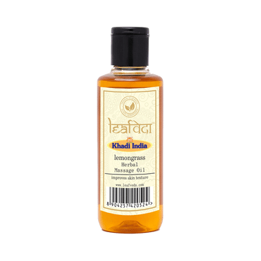 Khadi Leafveda Lemongrass Herbal Massage Oil