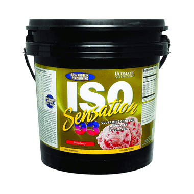 Ultimate Nutrition ISO Sensation 93 Whey Isolate Protein | Flavour Strawberry Powder