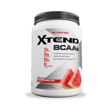 Scivation Xtend BCAA Powder With Electrolytes| For Muscle Growth & Recovery | Flavour Watermelon