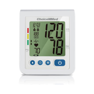 ChoiceMMed CBP1K3 Blood Pressure Monitor White