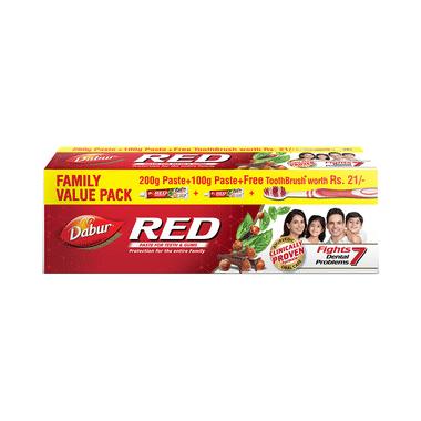 composition of dabur red toothpaste