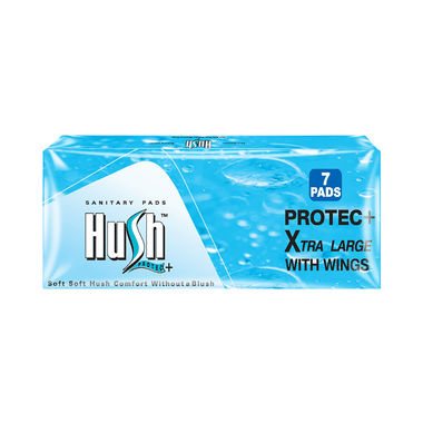 Hush Protec+ Sanitary Pads With Wings XL