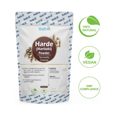 HealthVit Natural Harde (Haritaki) Terminalin Chebula Powder