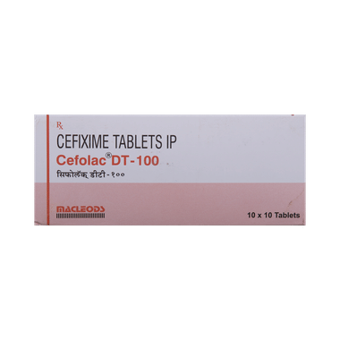 Cefolac DT-100 Tablet