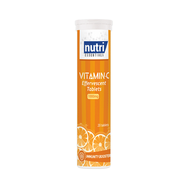 Nutri Essential Vitamin-C 1000mg Effervescent Tablet