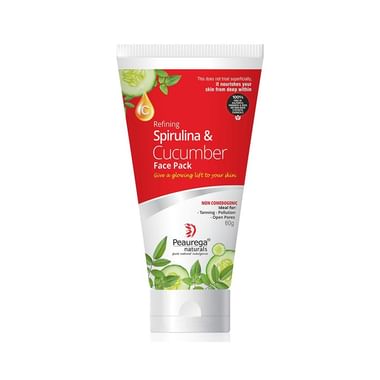 Peaurega Naturals Refining Spirulina And Cucumber Face Pack