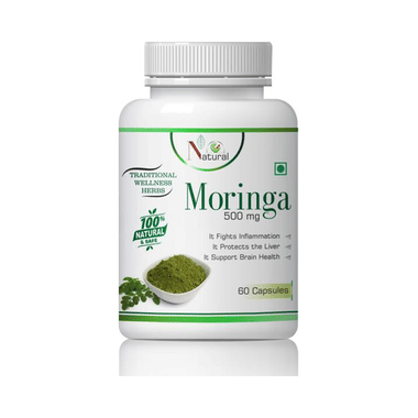 Natural Moringa 500mg Capsule