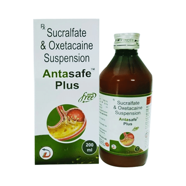 Antasafe Plus Oral Suspension Sugar Free