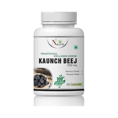 Natural Kaunch Beej 500mg Capsule