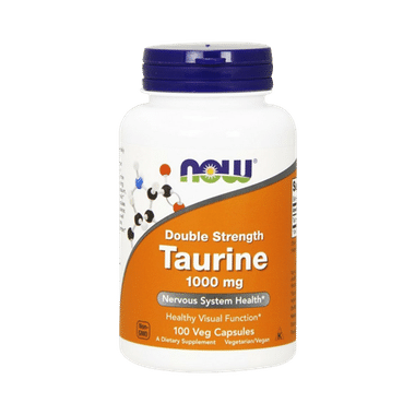 Now Foods Taurine Double Strength 1000mg Capsule