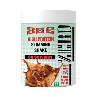 SOS Nutrition Size Zero High Protein Slimming Shake For Women Double Rich Chocolate