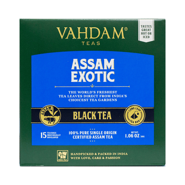 Vahdam Assam Exotic Teas Black Tea (2gm Each)