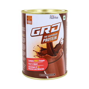 GRD Whey Protein With Vitamins & Minerals | Flavour Powder Chocolate