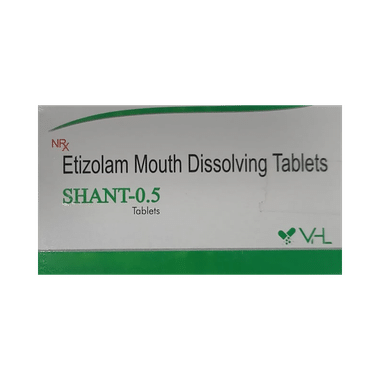 Shant 0.5 Tablet MD