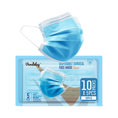 Vandelay 3 Ply Disposable Surgical Face Mask