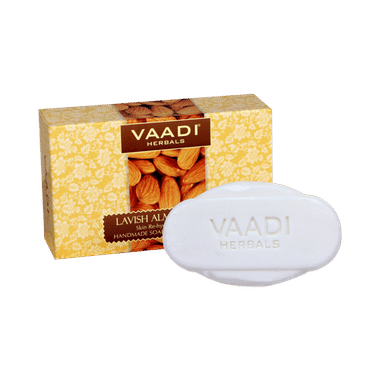 Vaadi Herbals Value Pack Of 3 Lavish Almond Soap (75gm Each)