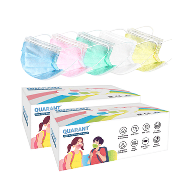 Quarant Kids 3 Ply Surgical Mask (50 Each) Assorted