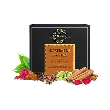 The Tea Heaven Kashmiri Kahwa Green Tea Bag (6.5gm Each)