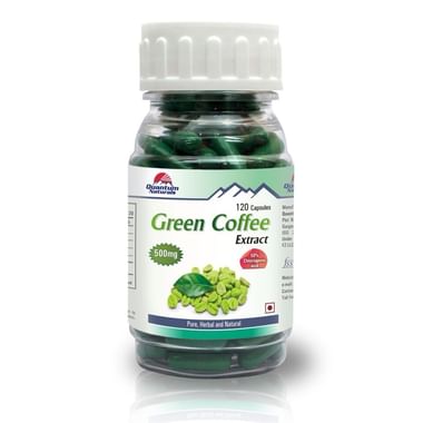 Quantum Naturals Naturals Green Coffee Extract 500mg Capsule