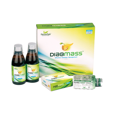 Diabmass (A Kit Of 2x150ml Syrup And 3x10 Capsules)