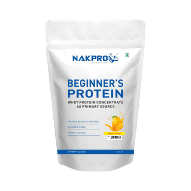 Nakpro Nutrition Beginner's Protein Whey Protein Concentrate (1kg Each) Mango