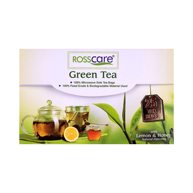 Rosscare Green Tea Bag (1.5gm Each) Lemon & Honey