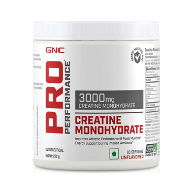 GNC Pro Performance Creatine Monohydrate 3000mg Powder Unflavoured