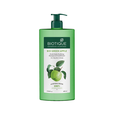 Biotique Bio Green Apple Fresh Daily Purifying Shampoo & Conditioner