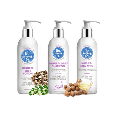 The Moms Co. Baby Skin & Hair Care Bundle