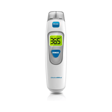 ChoiceMMed CT5D1 Infra Red (Dual Mode-Forehead & Ear) Thermometer White