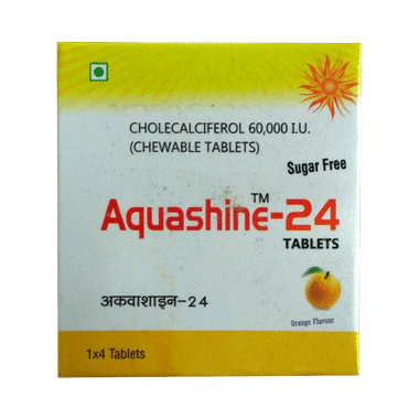 Aquashine 24 Tablet Orange Sugar Free