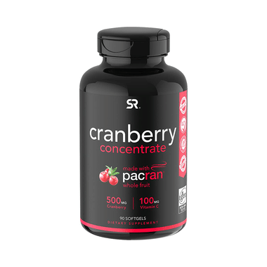 Sports Research Cranberry Concentrate Whole Fruit 600mg Softgels