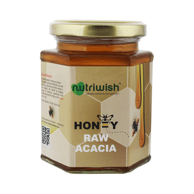 Nutriwish 100% Pure Organic Honey | Flavour Raw Acacia