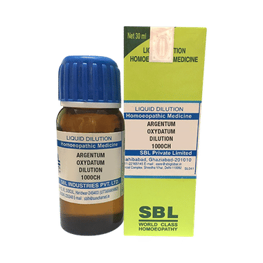 SBL Argentum Oxydatum Dilution 1000 CH